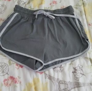 Grey booty shorts